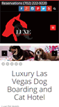 Mobile Screenshot of luxepethotels.com